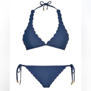 Heidi Klein Forio Scallop Triangle Bikini